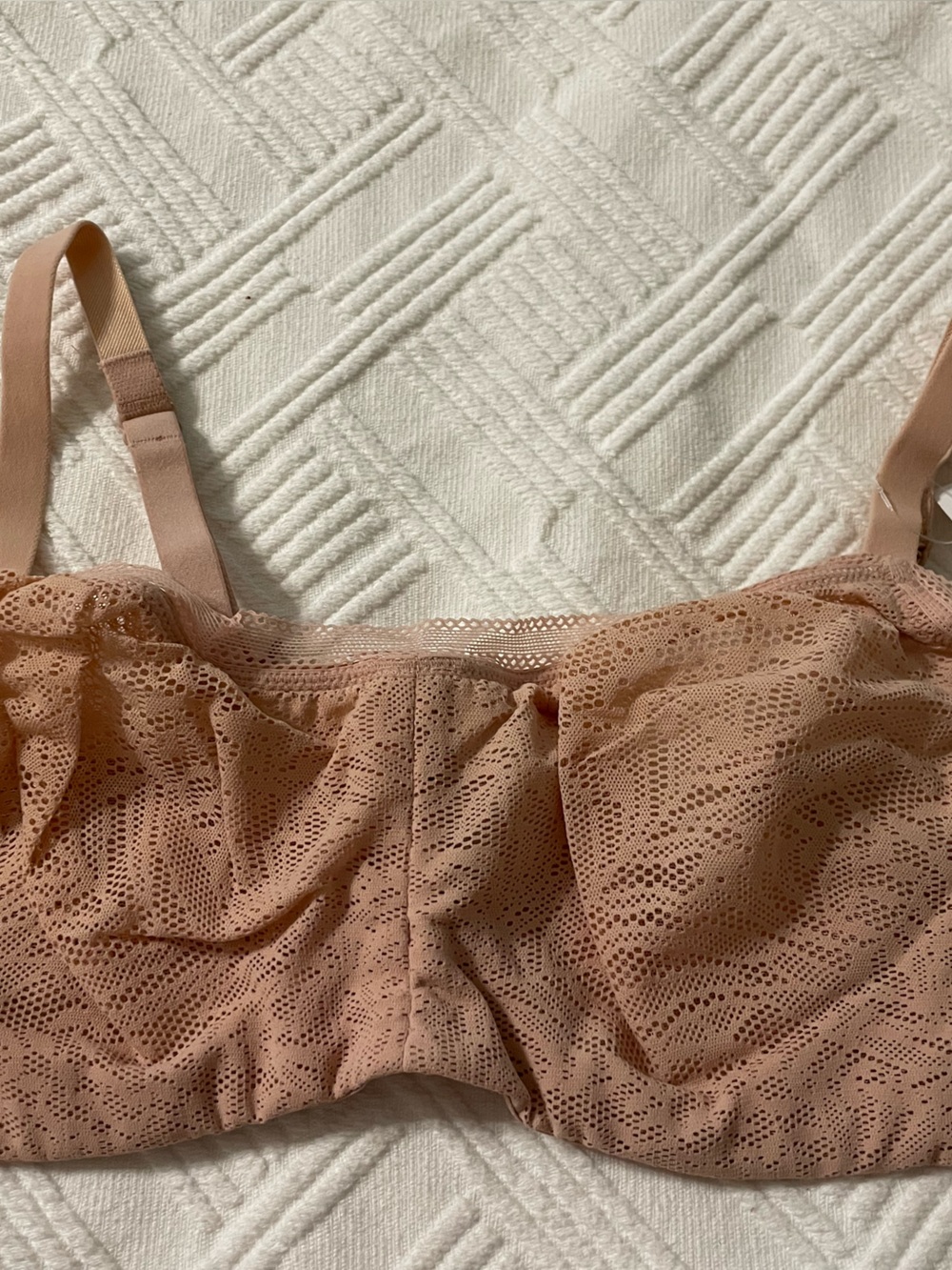 New! Soma Nude Lace bra